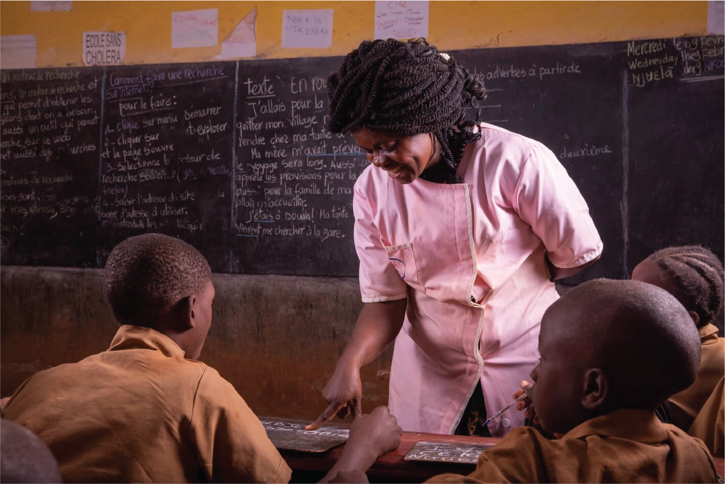 Students learning in classroom at Kare Educational Centre Kamulu Nairobi