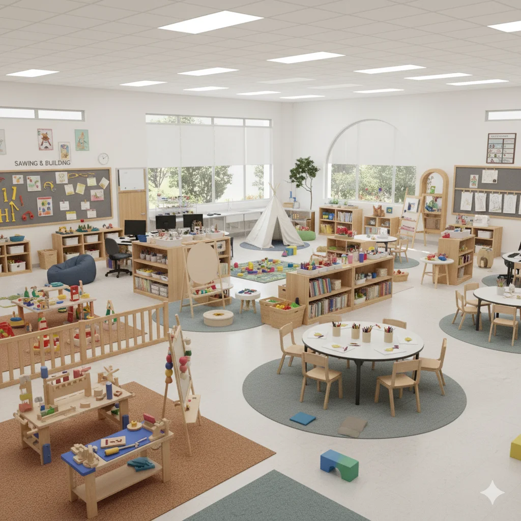 Kare Educational Centre spacious Learning Resources Centre library